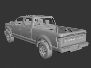 Fo-rd F-250 2022 3D Baskı Modeli