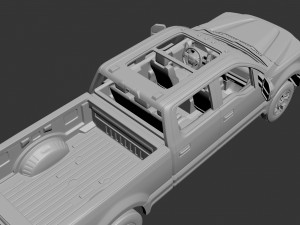 Fo-rd F-250 2022 3D Baskı Modeli