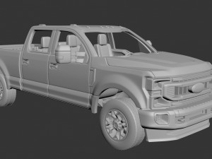 Fo-rd F-250 2022 3D Baskı Modeli
