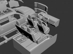 Fo-rd F-250 2022 3D Baskı Modeli