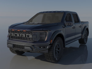 Fo-rd F-150 Raptor 2022 3D Print Model