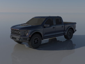 Fo-rd F-150 Raptor 2022 3D 打印模型
