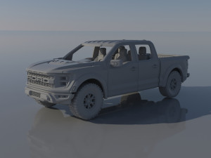 Fo-rd F-150 Raptor 2022 3D 打印模型