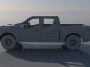Fo-rd F-150 Raptor 2022 3D 打印模型