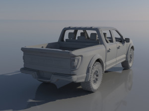 Fo-rd F-150 Raptor 2022 3D 打印模型