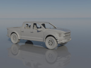Fo-rd F-150 Raptor 2022 3D 打印模型
