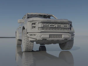 Fo-rd F-150 Raptor 2022 3D Print Model