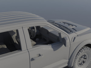 Fo-rd F-150 Raptor 2022 3D 打印模型