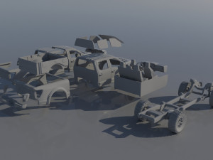 Fo-rd F-150 Raptor 2022 3D 打印模型