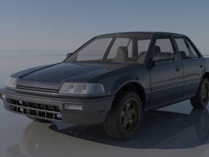 Honda Civic Sedan 1991 3D प्रिंट मॉडल