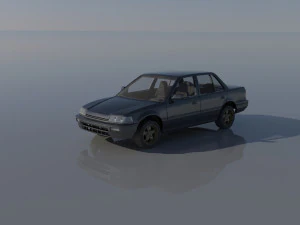 Honda Civic Sedan 1991 3D Print Model