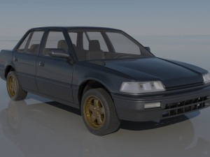 Honda Civic Sedan 1991 3D 打印模型