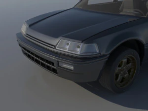 Honda Civic Sedan 1991 3D Print Model
