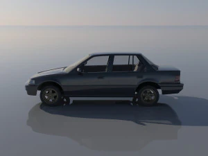 Honda Civic Sedan 1991 3D Print Model