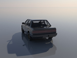 Honda Civic Sedan 1991 3D 打印模型