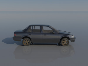 Honda Civic Sedan 1991 3D 打印模型