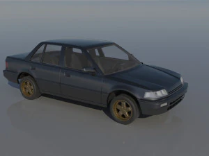 Honda Civic Sedan 1991 3D Print Model