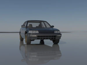 Honda Civic Sedan 1991 3D Print Model