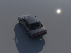 Honda Civic Sedan 1991 3D 打印模型
