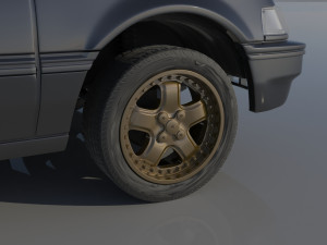 Honda Civic Sedan 1991 3D 打印模型