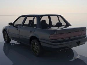Honda Civic Sedan 1991 3D Print Model