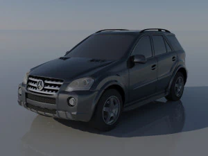 Mercedes Benz ML 63 2009 Modello di stampa 3D