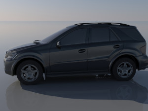 Mercedes Benz ML 63 2009 Modèles 3D en vedette