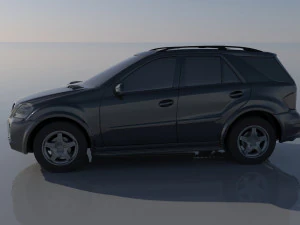 Mercedes Benz ML 63 2009 3D Print Model
