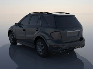 Mercedes Benz ML 63 2009 3D Print Model