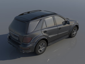 Mercedes Benz ML 63 2009 Modèles 3D en vedette