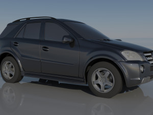 Mercedes Benz ML 63 2009 Modèles 3D en vedette