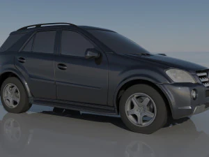 Mercedes Benz ML 63 2009 3D Print Model