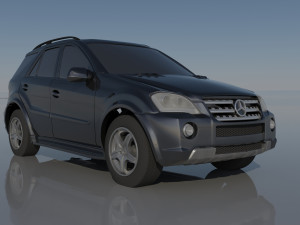 Mercedes Benz ML 63 2009 Modèles 3D en vedette