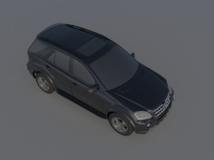 Mercedes Benz ML 63 2009 Modèles 3D en vedette