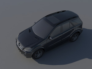 Mercedes Benz ML 63 2009 Modèles 3D en vedette