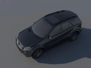 Mercedes Benz ML 63 2009 3D Print Model