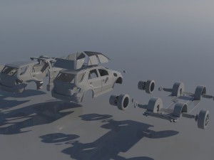 Mercedes Benz ML 63 2009 Modèles 3D en vedette