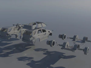 Mercedes Benz ML 63 2009 3D Print Model