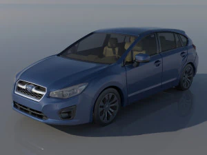 Subaru Impreza 2013 Hatchback Modello di stampa 3D