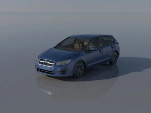 Subaru Impreza 2013 Hatchback 3D Print Model