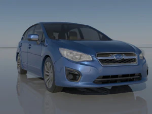 Subaru Impreza 2013 Hatchback 3D Print Model