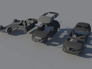 Subaru Impreza 2013 Hatchback 3D Print Model