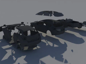 Subaru Impreza 2013 Hatchback 3D Print Model