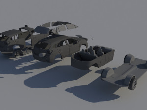 Subaru Impreza 2013 Hatchback Modèles 3D en vedette
