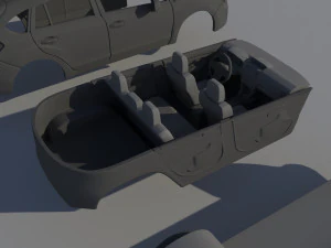 Subaru Impreza 2013 Hatchback 3D Print Model