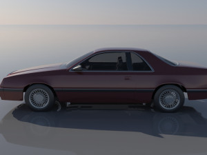 Chrysler LeBaron Coupe 1989 3D Принт Модель
