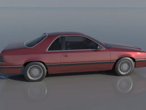 Chrysler LeBaron Coupe 1989 3D Принт Модель