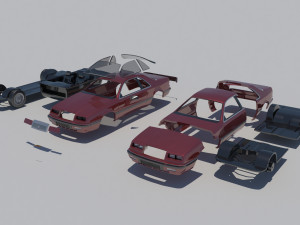 Chrysler LeBaron Coupe 1989 3D Принт Модель