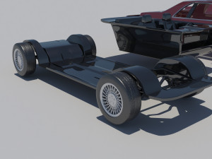 Chrysler LeBaron Coupe 1989 3D Принт Модель