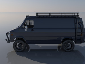 GMC Vandura 1983 Modello di stampa 3D